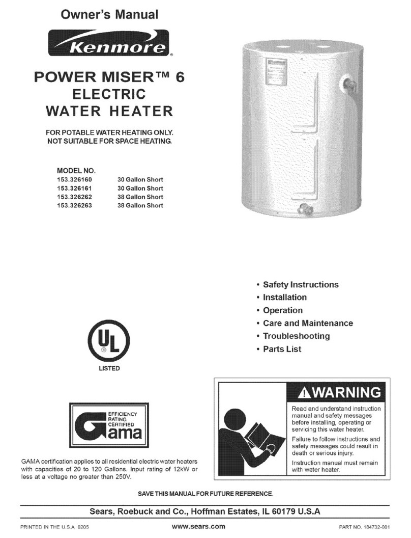 Kenmore POWER MISER 153.326161 owner's manual