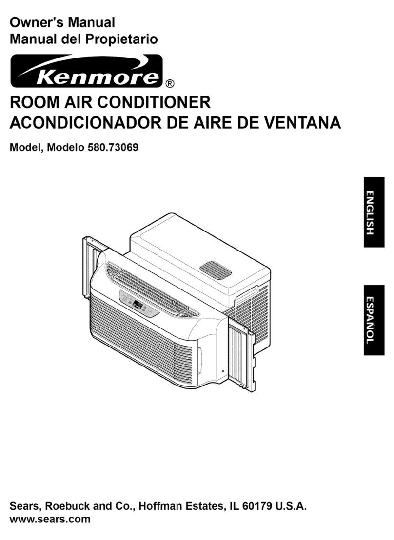 Kenmore 580 User manual