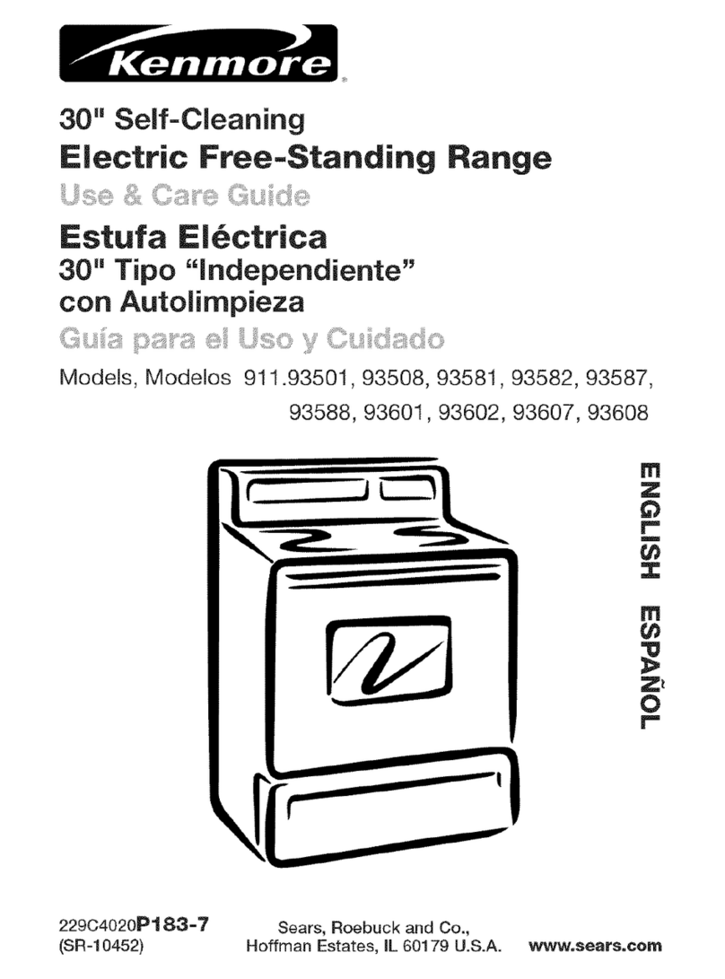 Kenmore 911.93508 Use & care guide