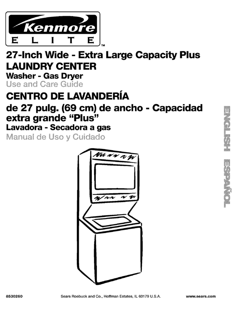 Kenmore 11092976101 User manual
