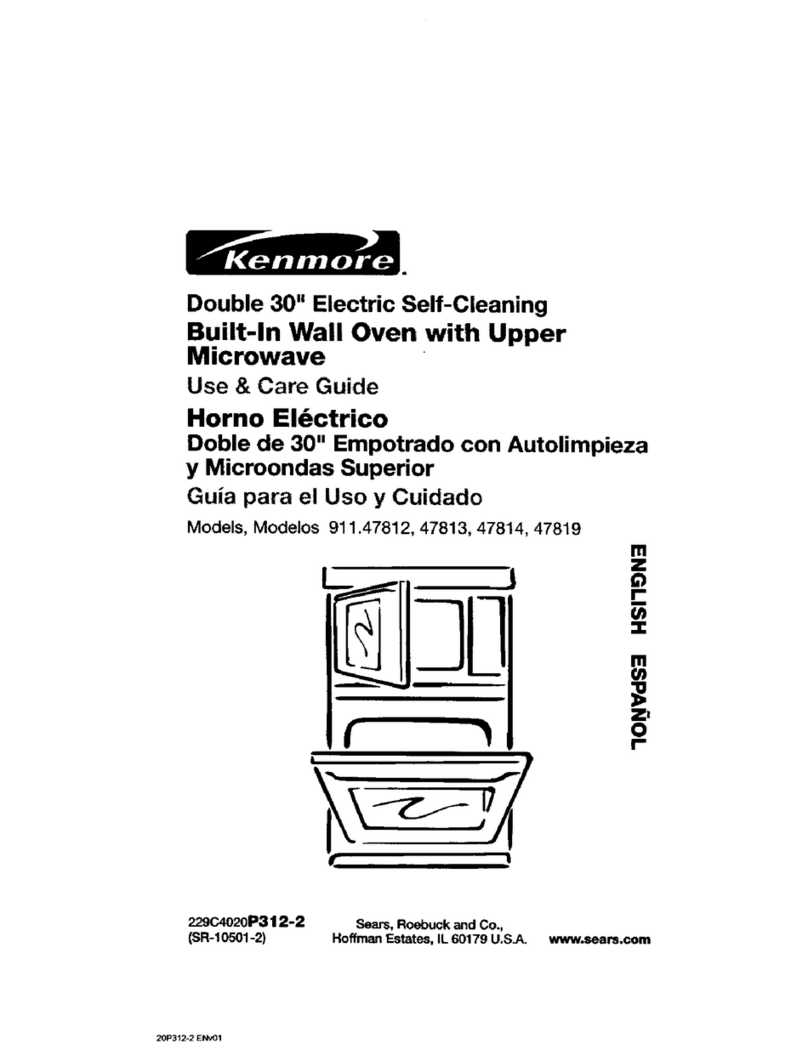Kenmore 911.47812200 Use & care guide