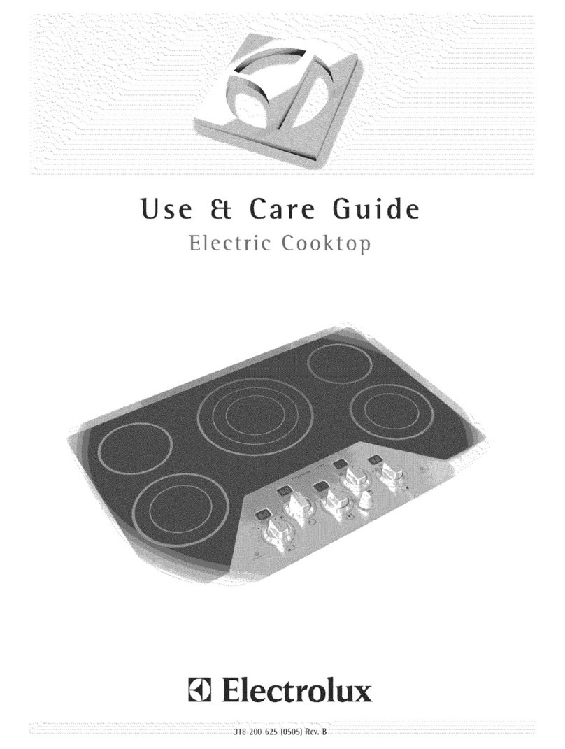 Electrolux E30EC65ESS1 Use & care guide