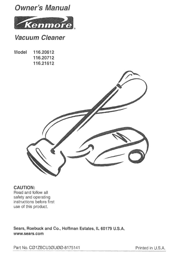 Kenmore 116.20612 User manual