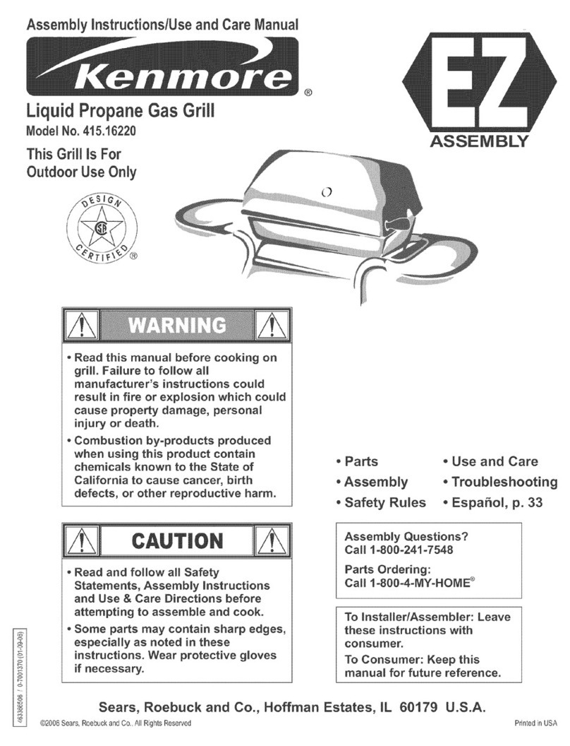 Kenmore 415.16220 User manual