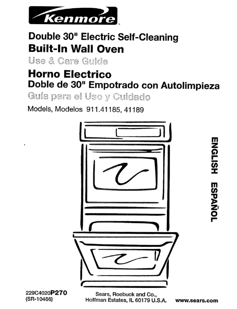 Kenmore 911.41189 User manual