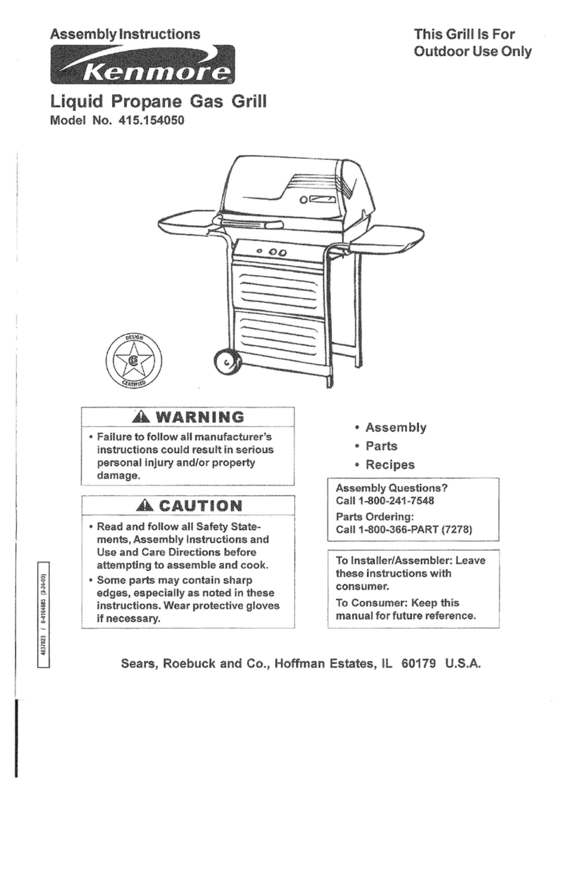Kenmore 415.154050 Assembly instructions