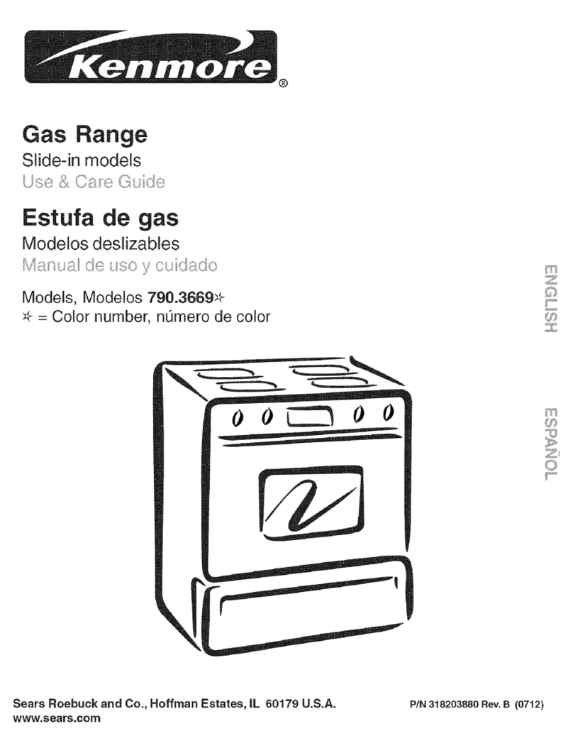 Kenmore 790.3669 Series User manual