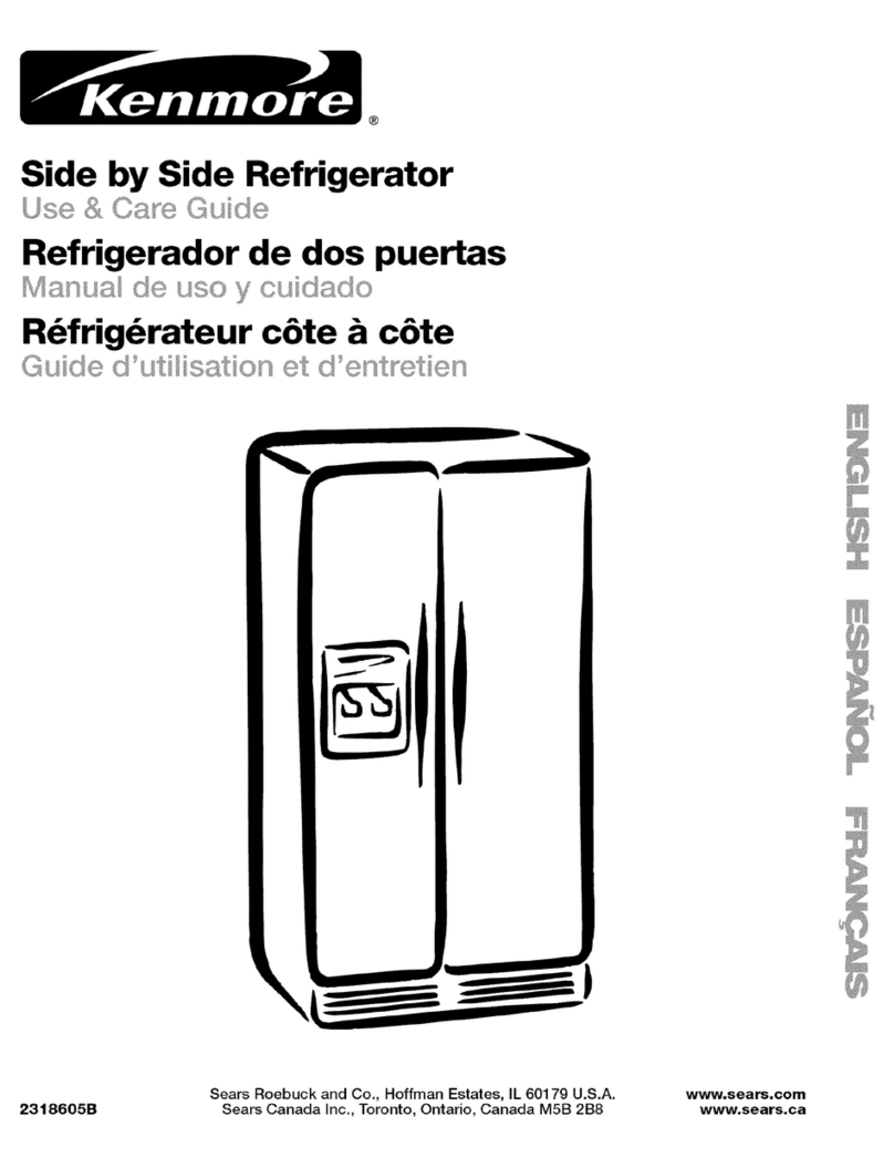 Kenmore 10657206602 Use & care guide