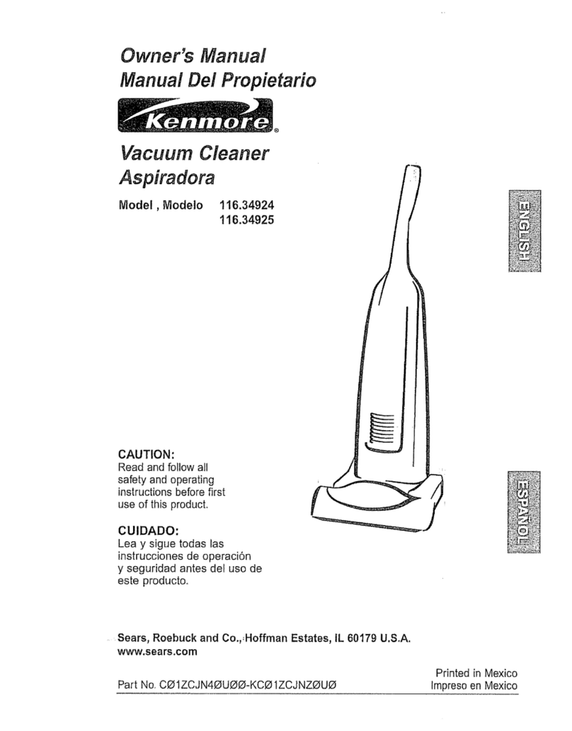 Kenmore 116.349254 User manual