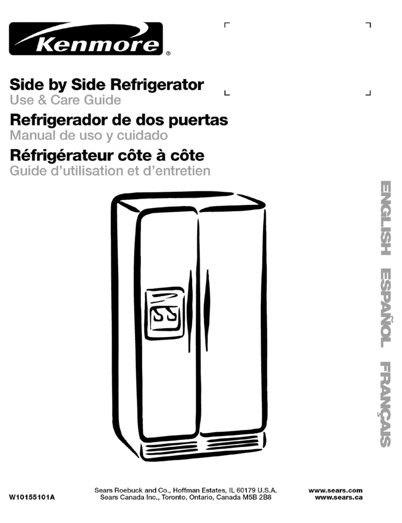 Kenmore 10657076603 User manual Kenmore 10657076603 User manual