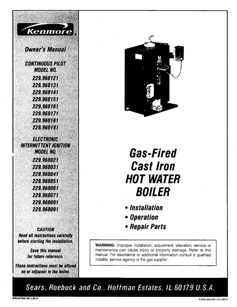 Kenmore 229.960041 owner's manual