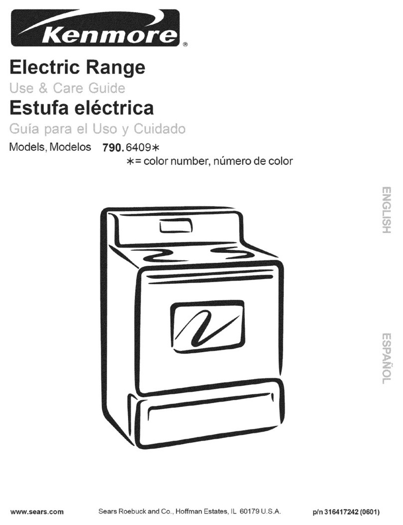 Kenmore 790.6409 Series User manual