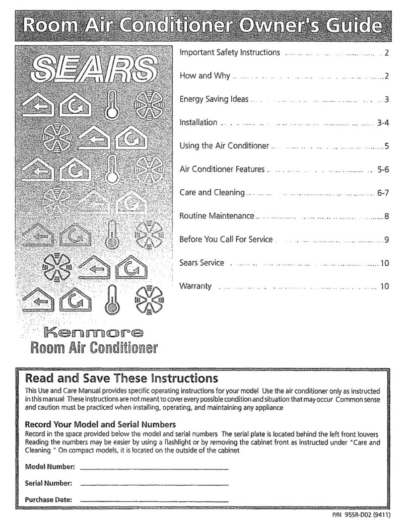 Kenmore 2539753111 User manual