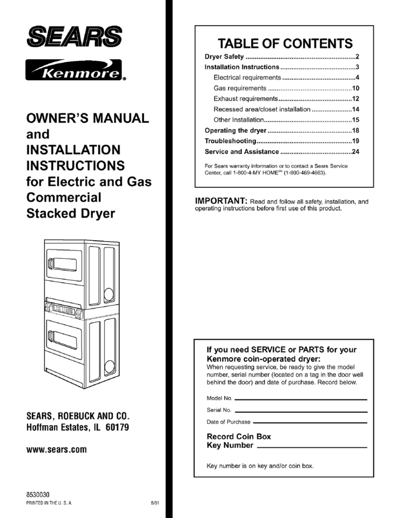 Kenmore 11062182100 User manual
