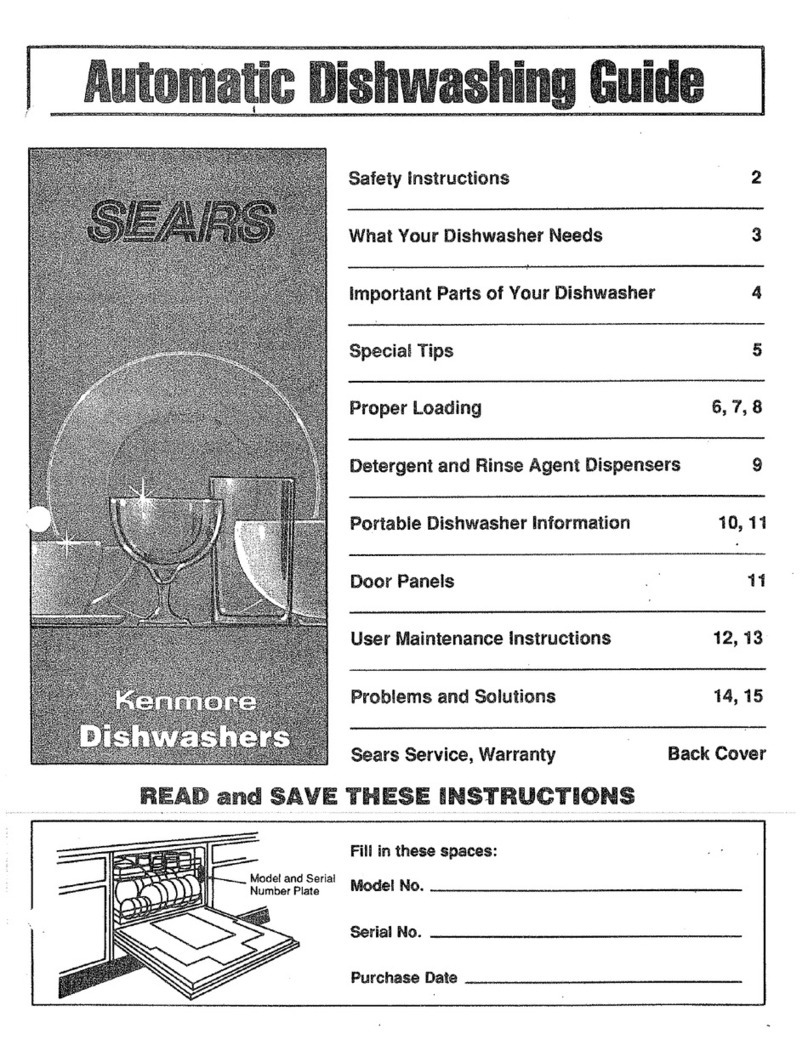 Kenmore 5871540590 Guide User manual