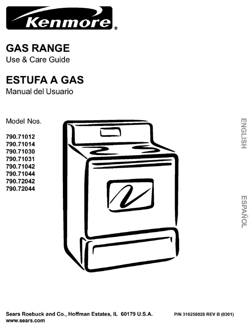 Kenmore 790.71012 User manual