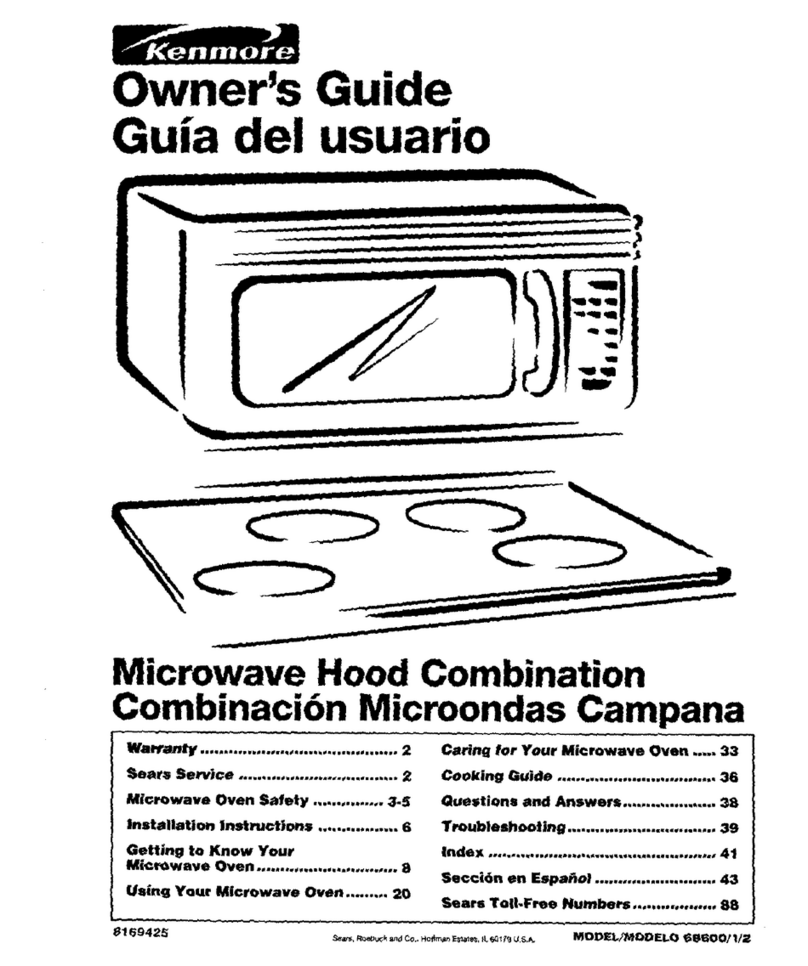 Kenmore 66568602890 owner's guide