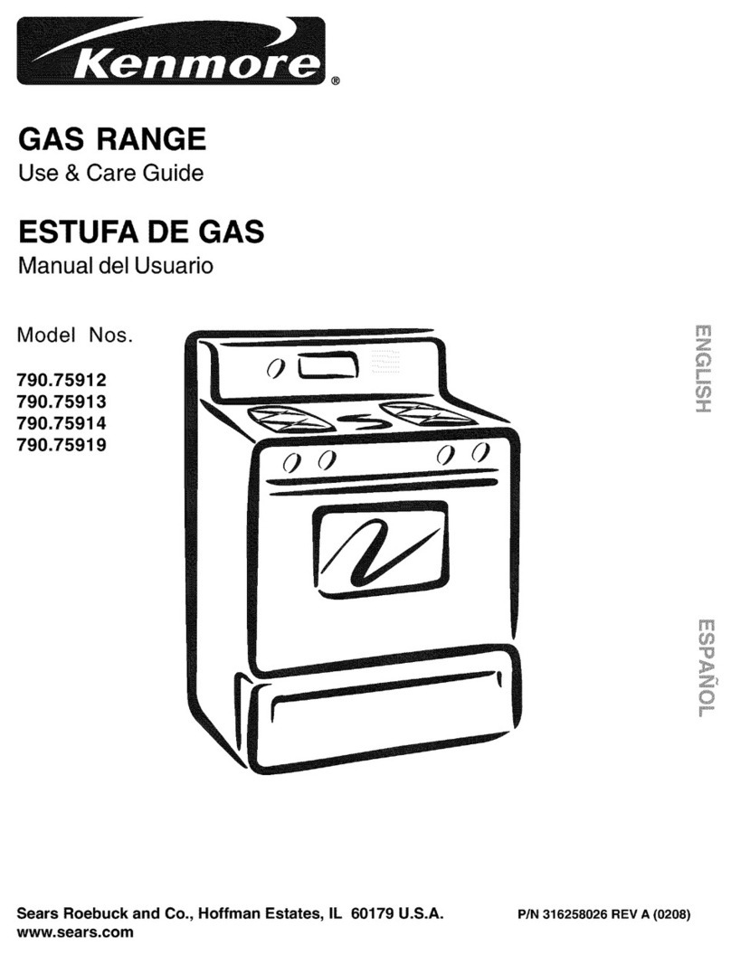 Kenmore 790.75912 Use & care guide