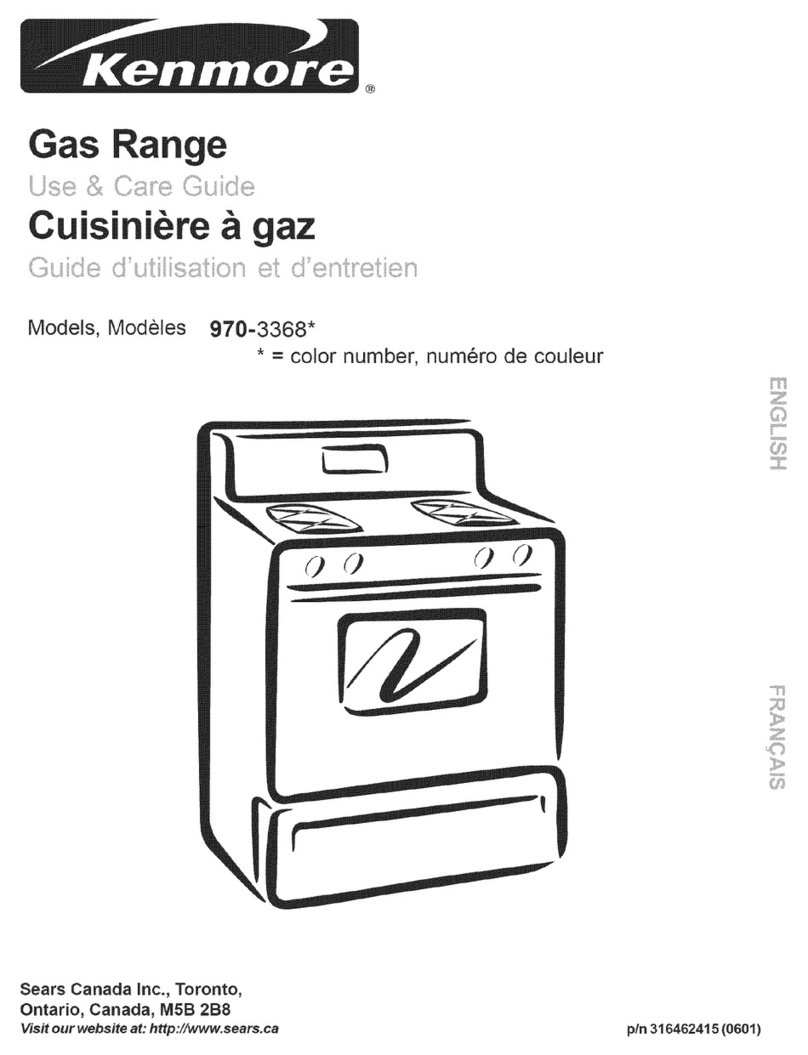 Kenmore 970-3368 Series Use & care guide