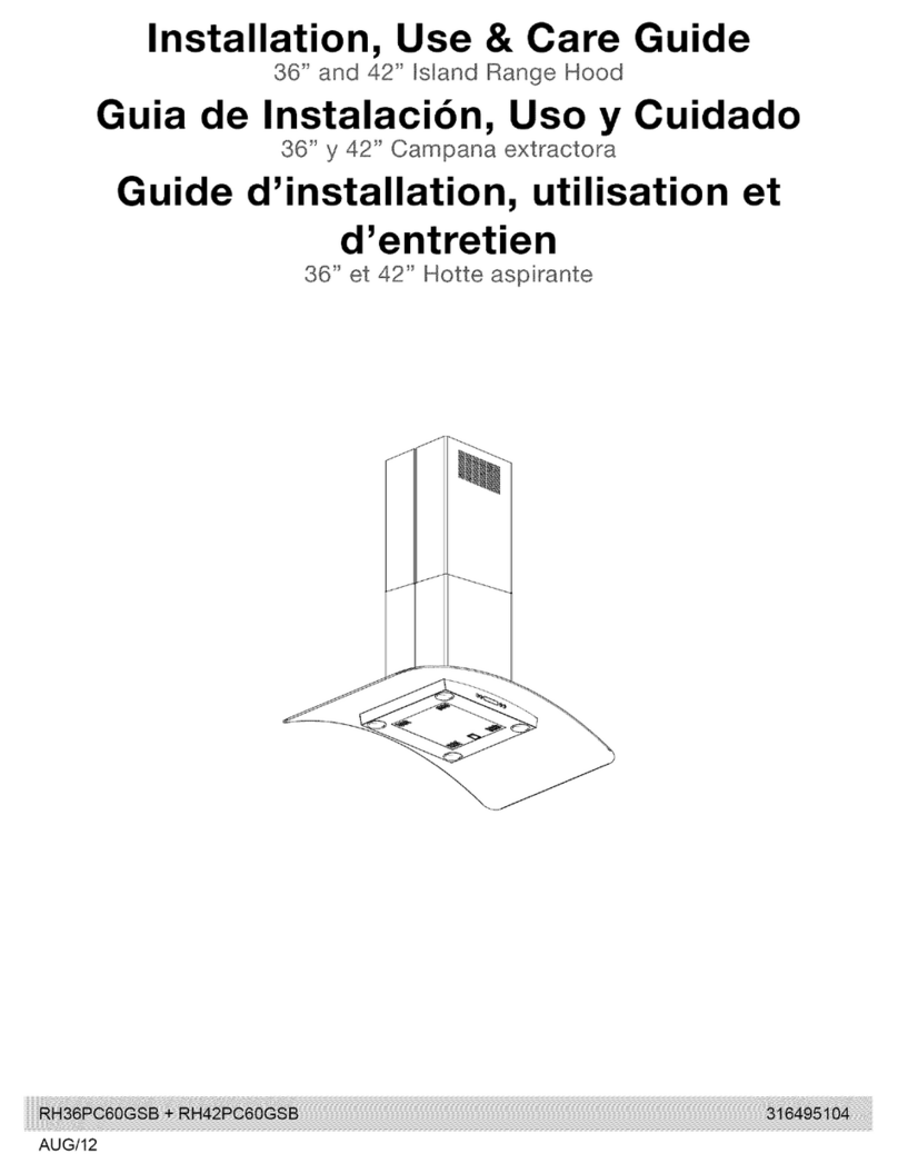 Electrolux RH42PC60GSB Use & care guide