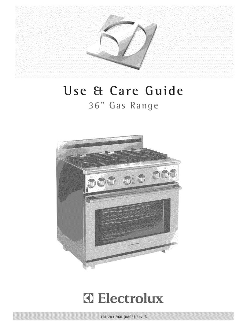 Electrolux E36GF76HPS1 User manual