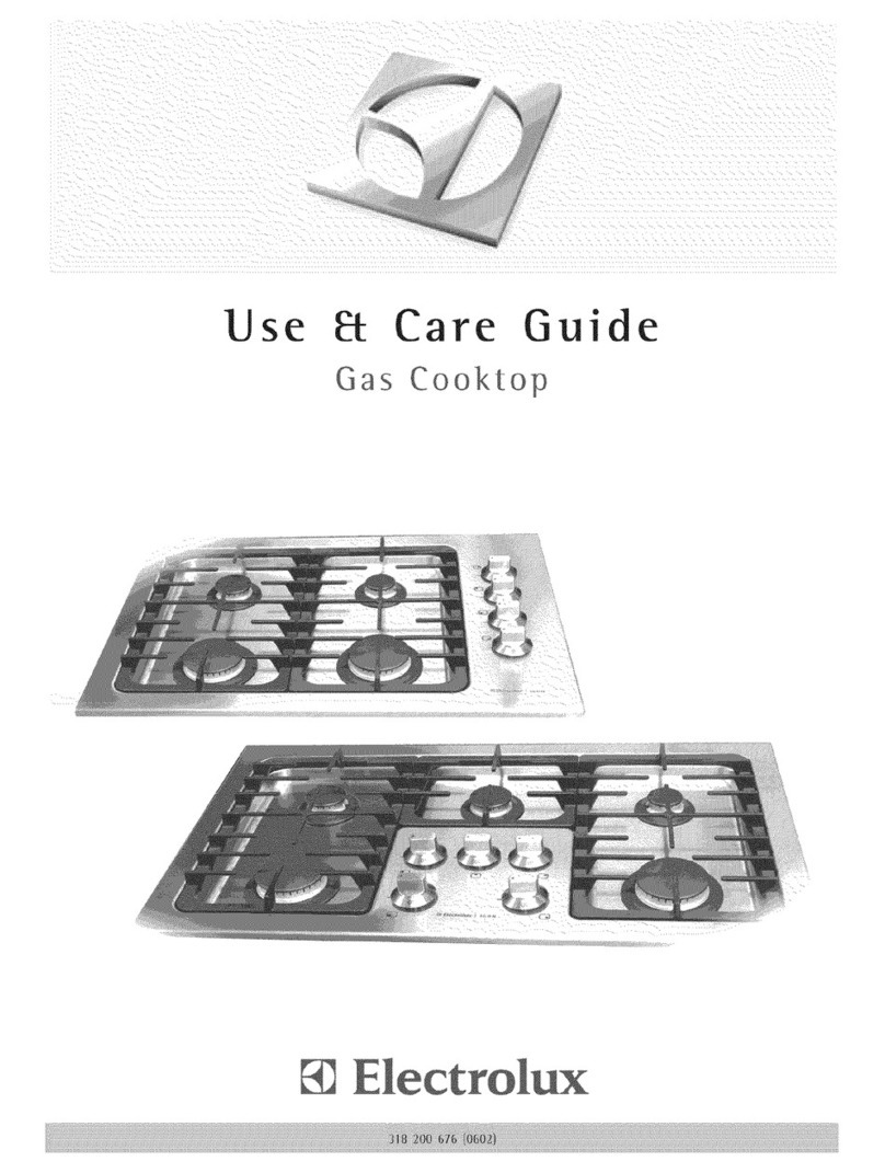 Electrolux E36GC70FSS1 User manual