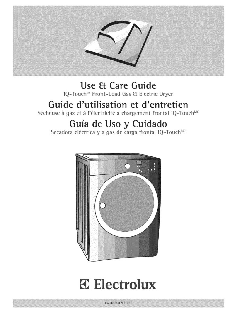 Electrolux IQ-Touch EIED50LIW0 User manual