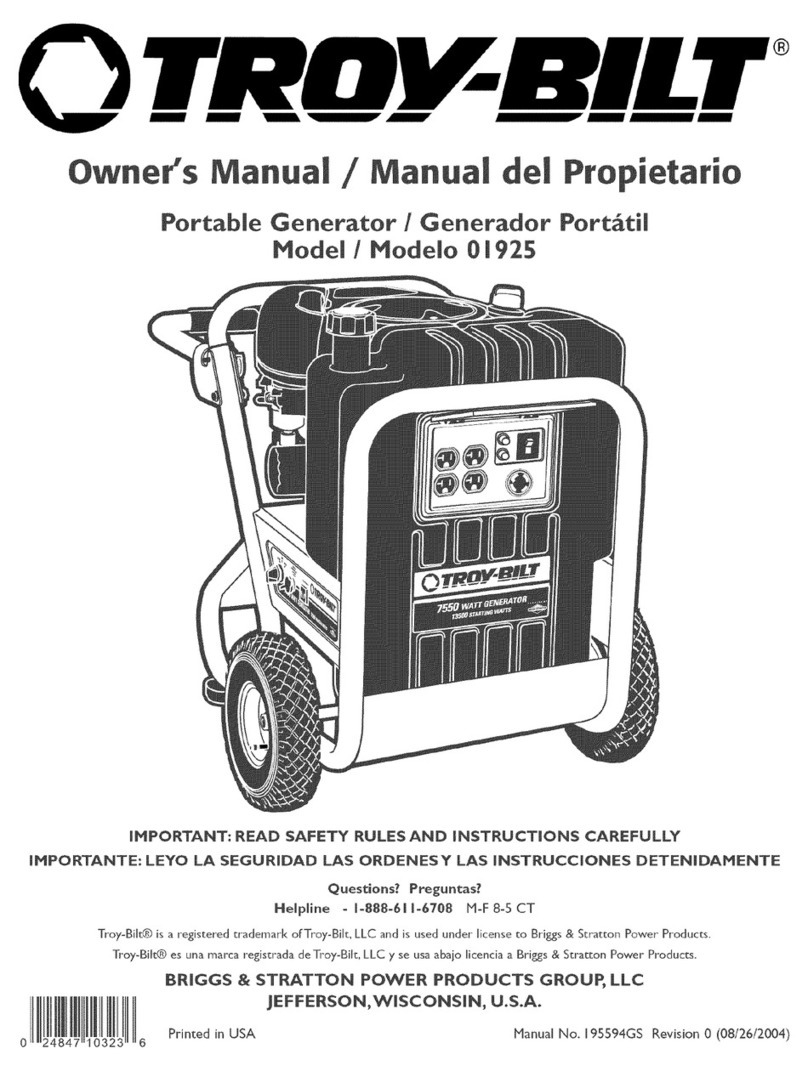 Troy-Bilt 1925 owner's manual Troy-Bilt 1925 owner's manual