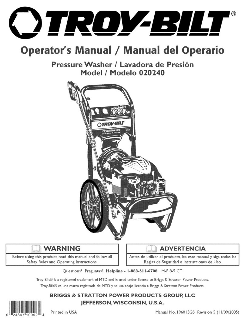 Troy-Bilt 20240 User manual