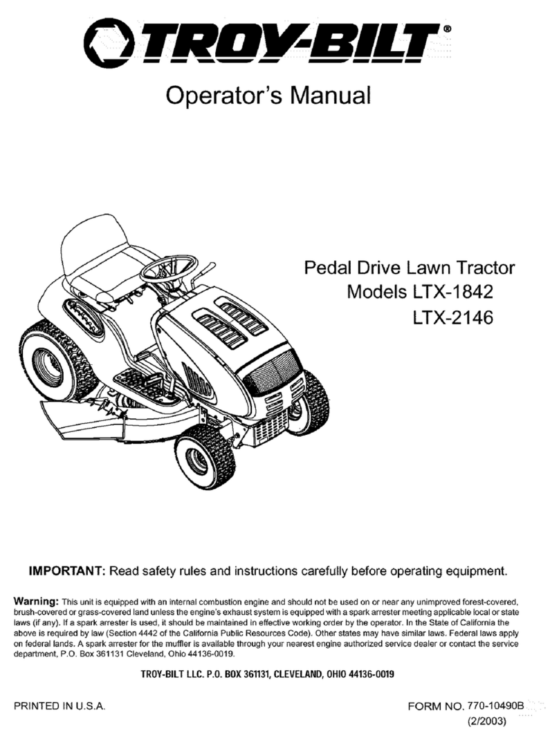 Troy-Bilt LTX-2146 User manual