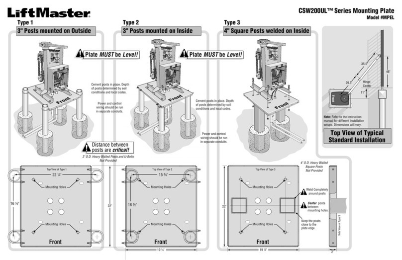 Chamberlain CSW200UL8 manual