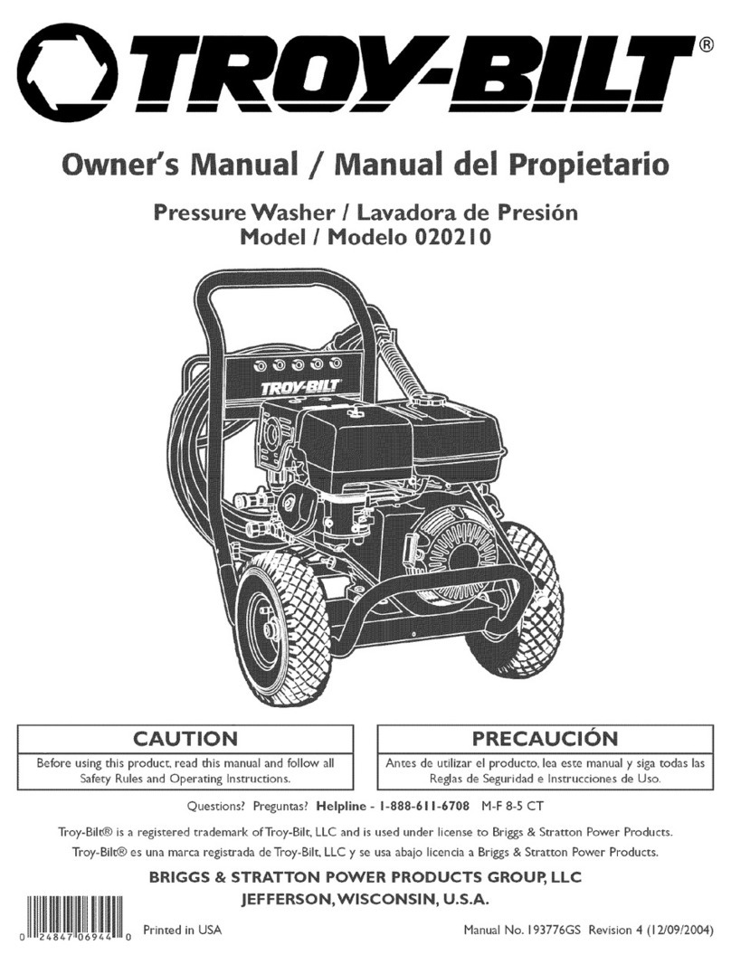 Troy-Bilt 20210 User manual