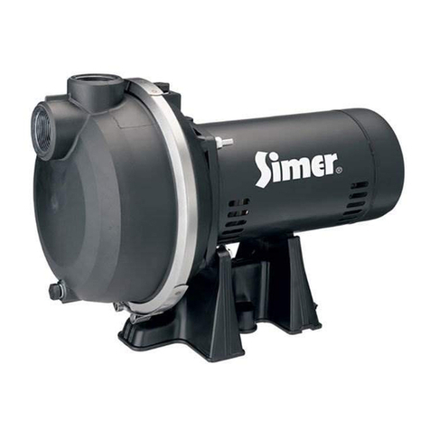 Simer 3415P User manual