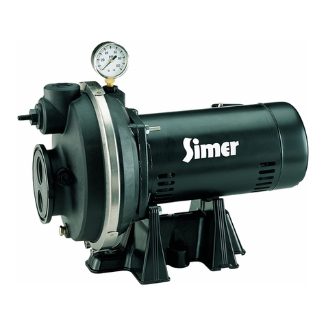 Simer 3307P User manual