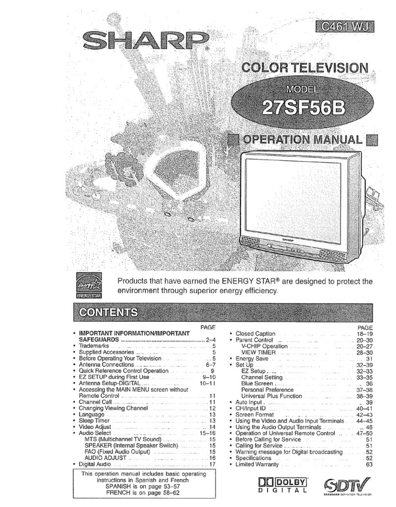 Sharp 27SF56B User manual Sharp 27SF56B User manual