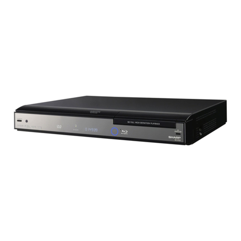 Sharp BD-HP20U - Blu-Ray Disc Player User manual