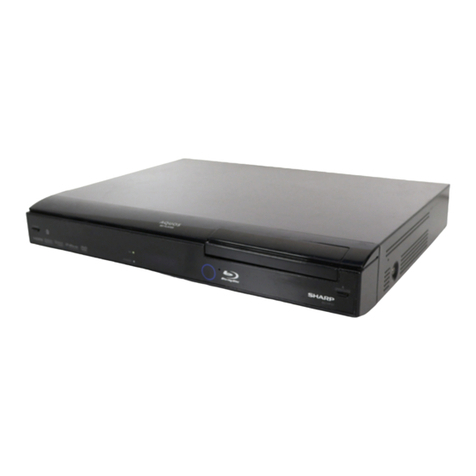 Sharp BD-HP21U - AQUOS Blu-Ray Disc Player User manual