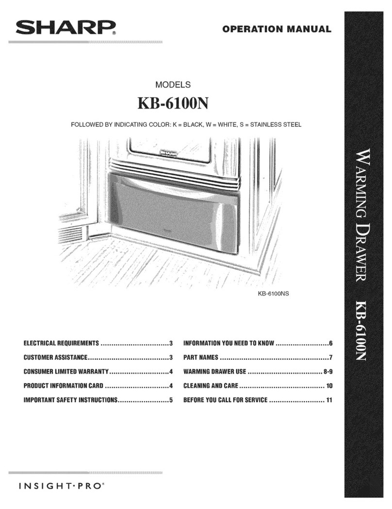 Sharp KB-6100N User manual