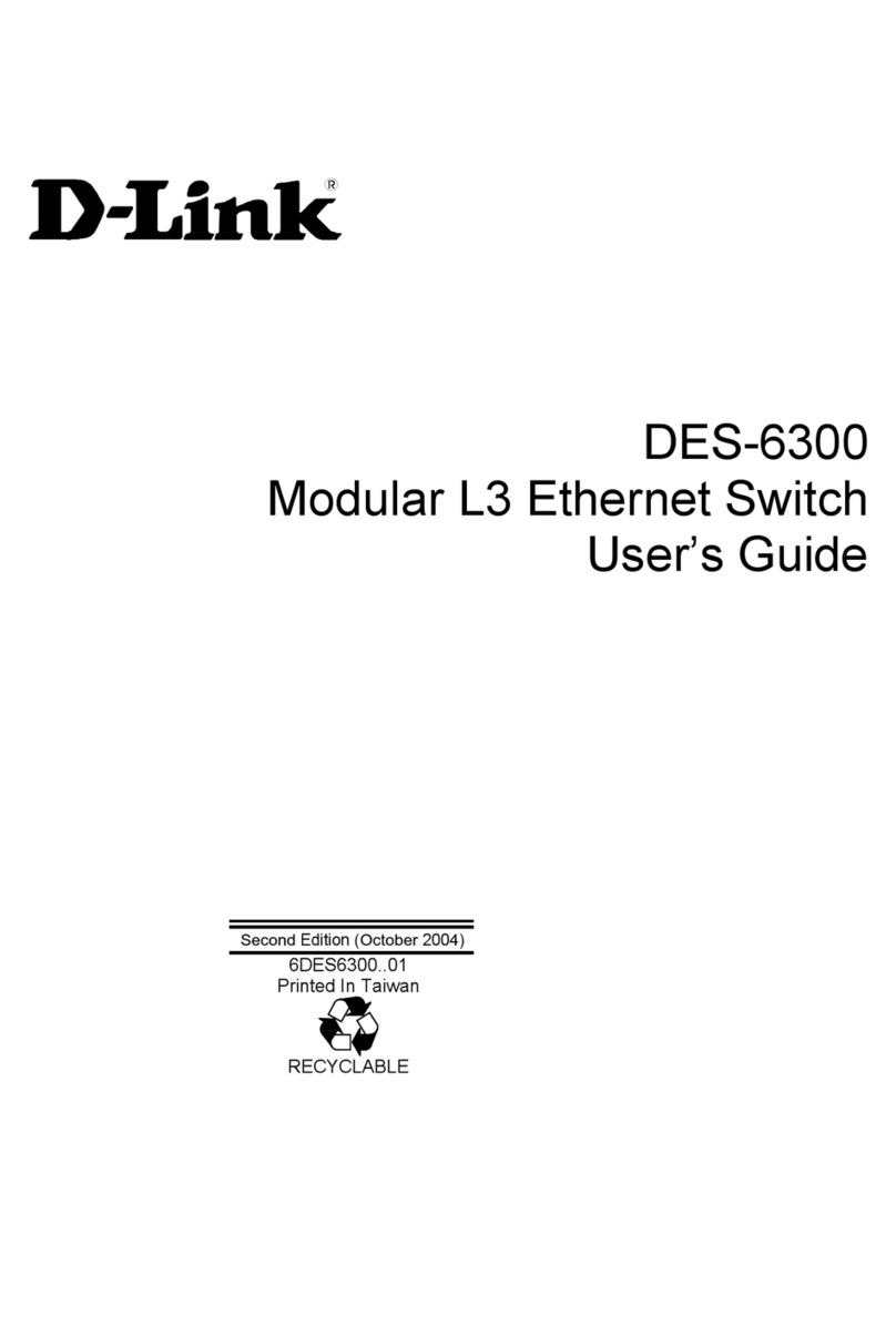 D-Link DES-6300 User manual