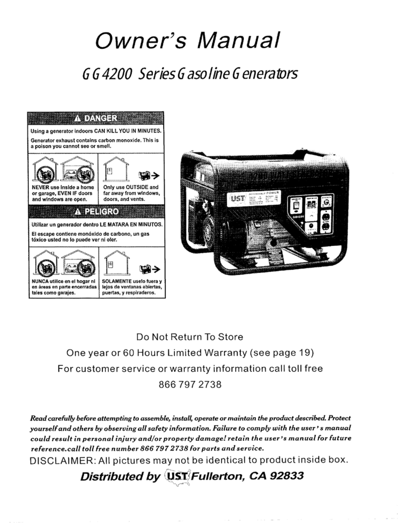 UST GG4200 series owner's manual