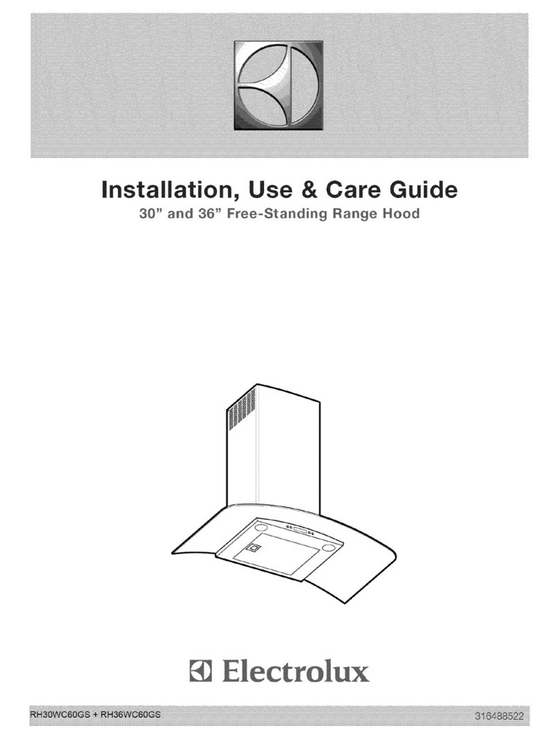 Electrolux RH36WC60GSA Installation manual