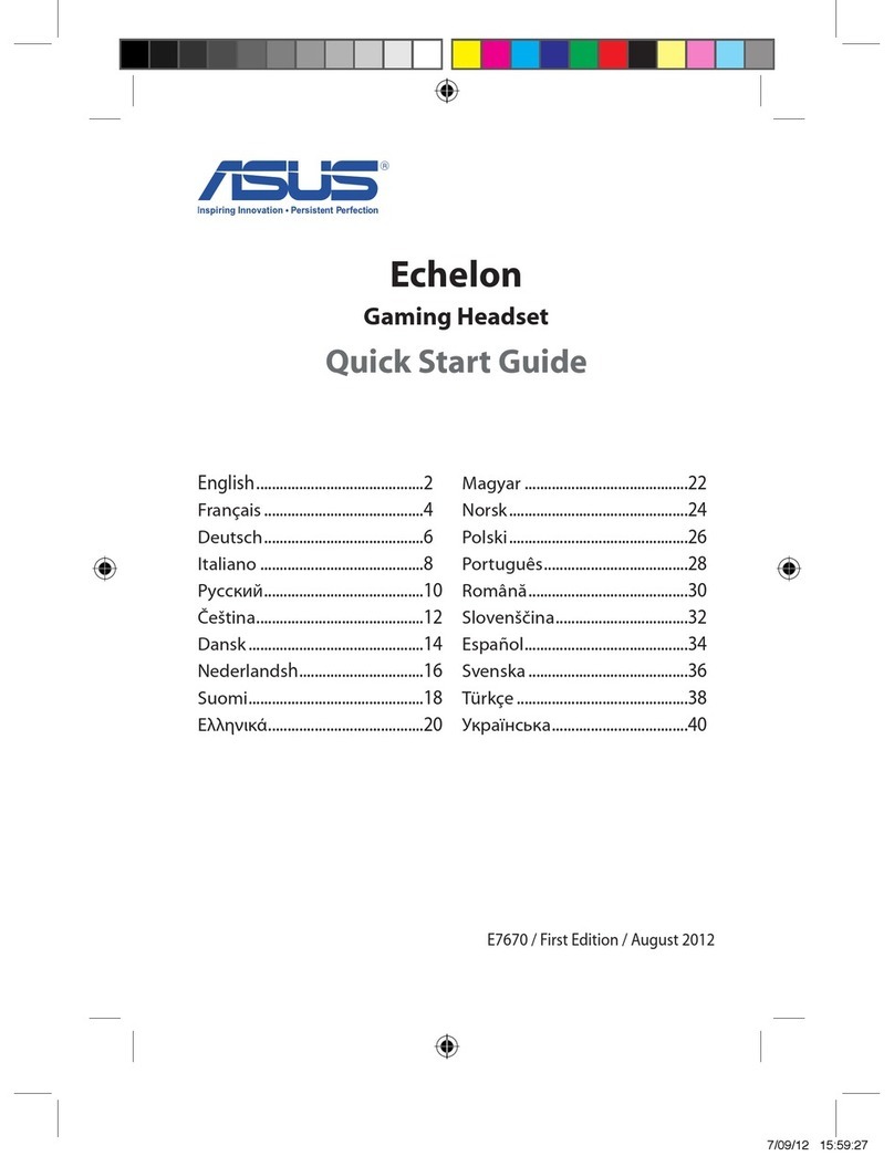 Asus Echelon User manual Asus Echelon User manual