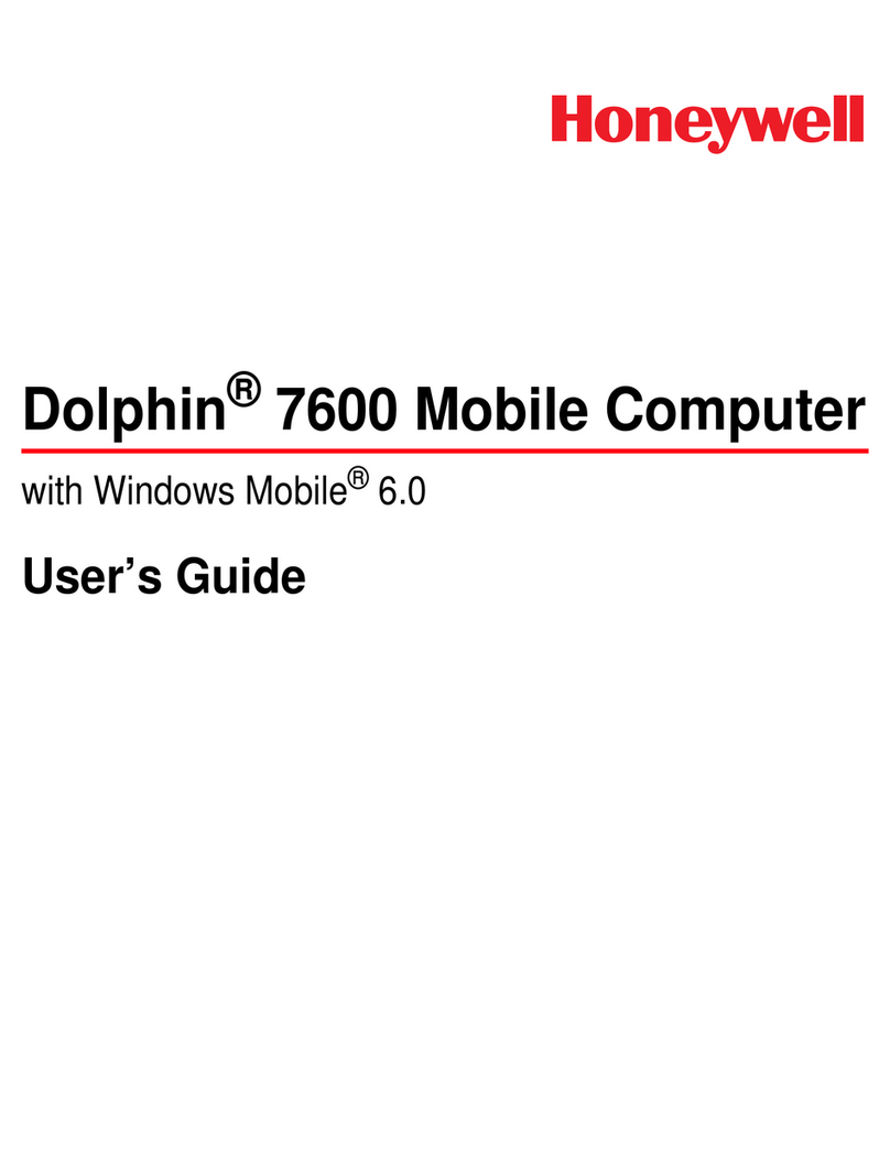 Honeywell 7600BG-122-B4EE - Hand Held Products Dolphin... User manual Honeywell 7600BG-122-B4EE - Hand Held Products Dolphin... User manual