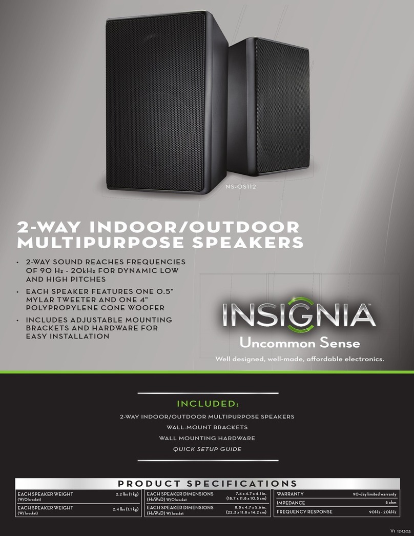 Insignia NS-OS112 User manual