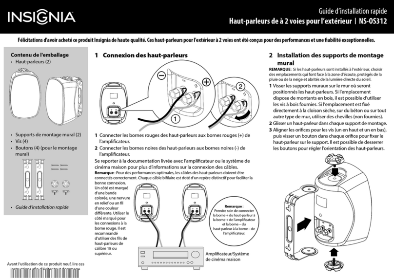 Insignia NS-OS312 Installation and operation manual