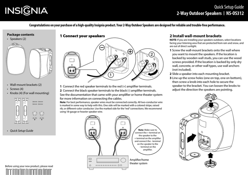 Insignia NS-OS312 Quick setup guide
