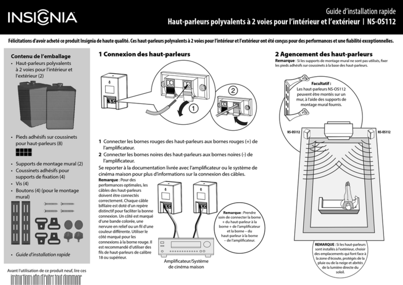 Insignia NS-OS112 Installation and operation manual