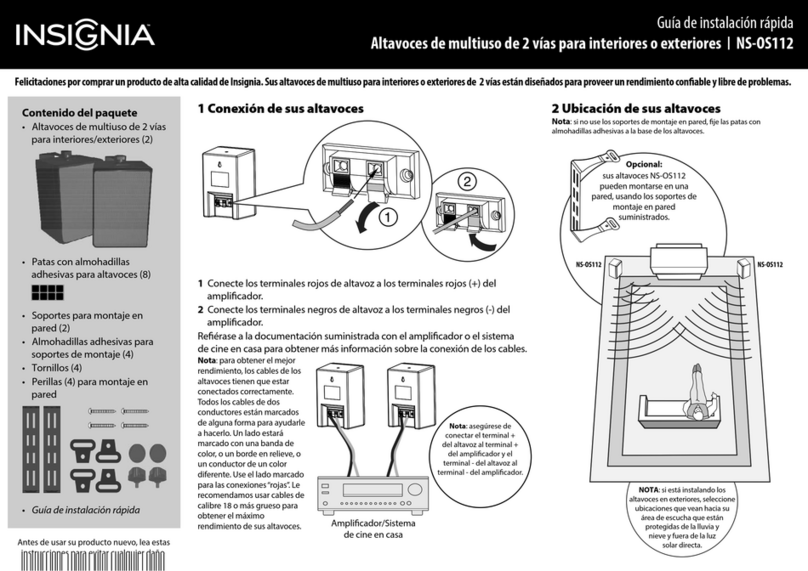 Insignia NS-OS112 Parts list manual