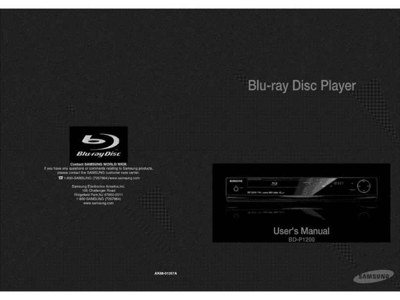 Samsung BD-P1200 User manual