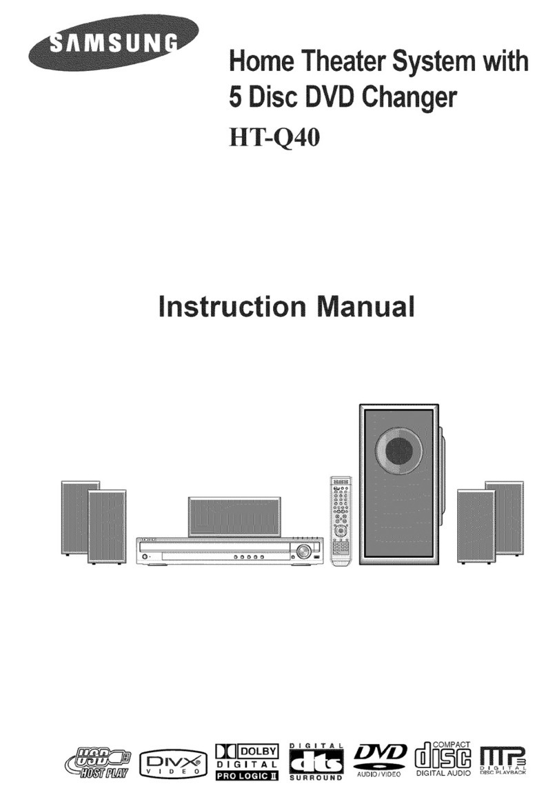Samsung HT-Q40 instruction manual
